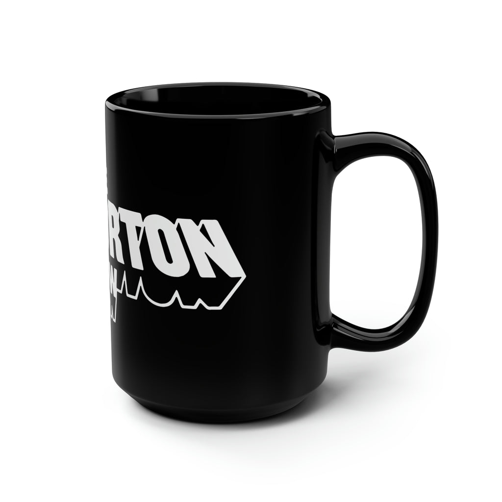 The Jim Norton Show White Logo Black 15oz Mug