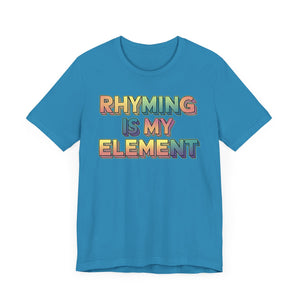 Rhyming is my Element Nikki & Jim - Athletic Fit Unisex Jersey Short Sleeve Shirt