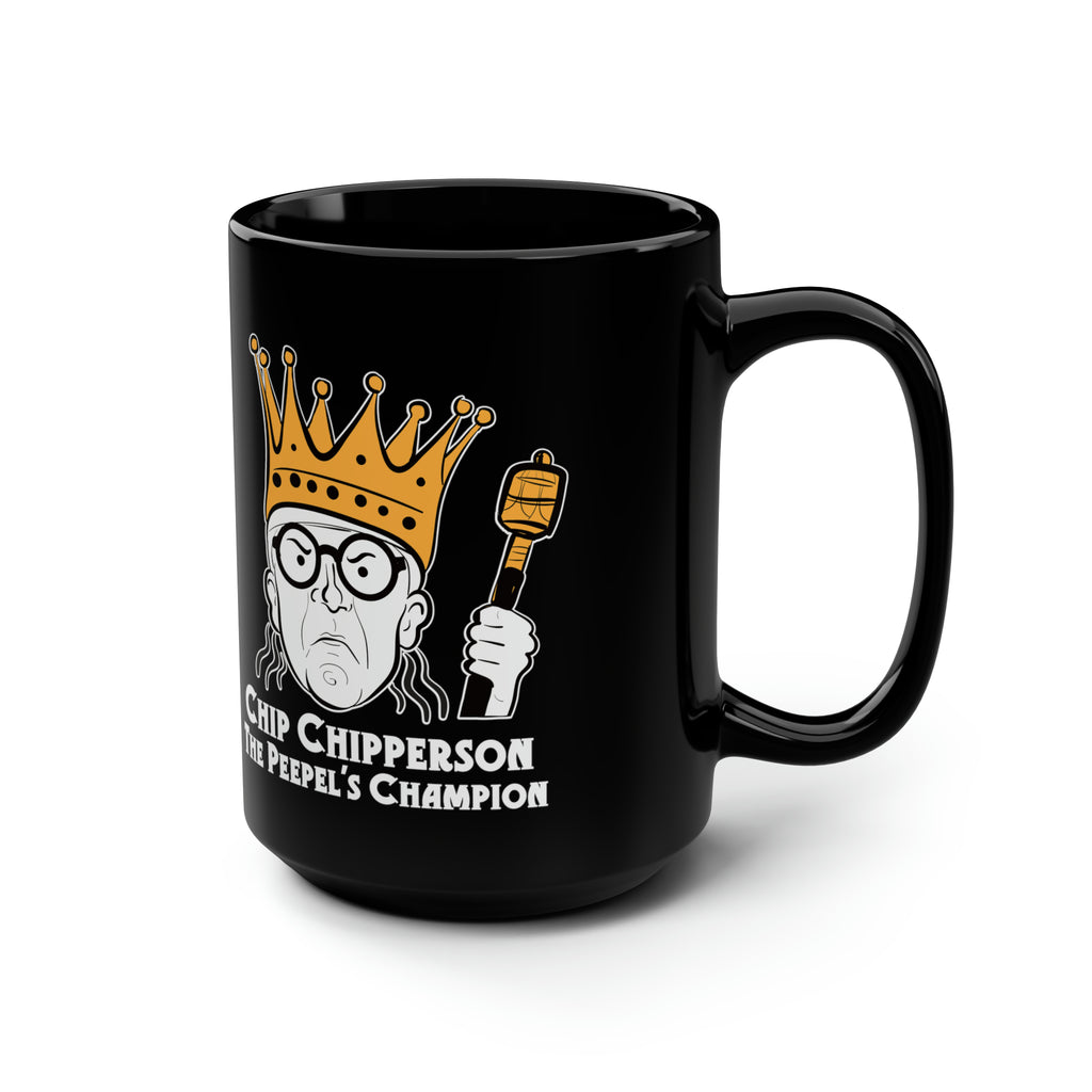 The Peepel's Champion 15 oz Black Mug