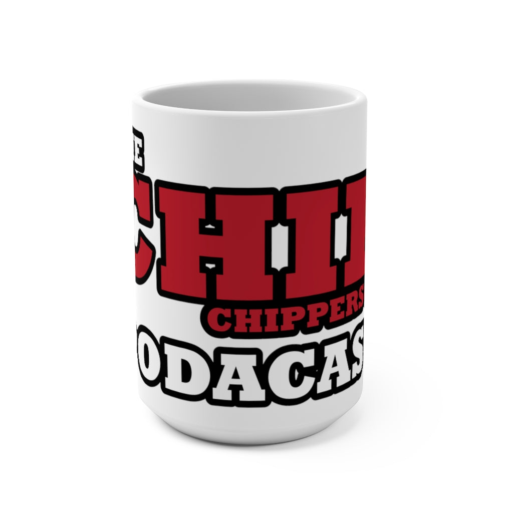 Chip Orange White 15oz Mug – Chip Chipperson Official Merch Store