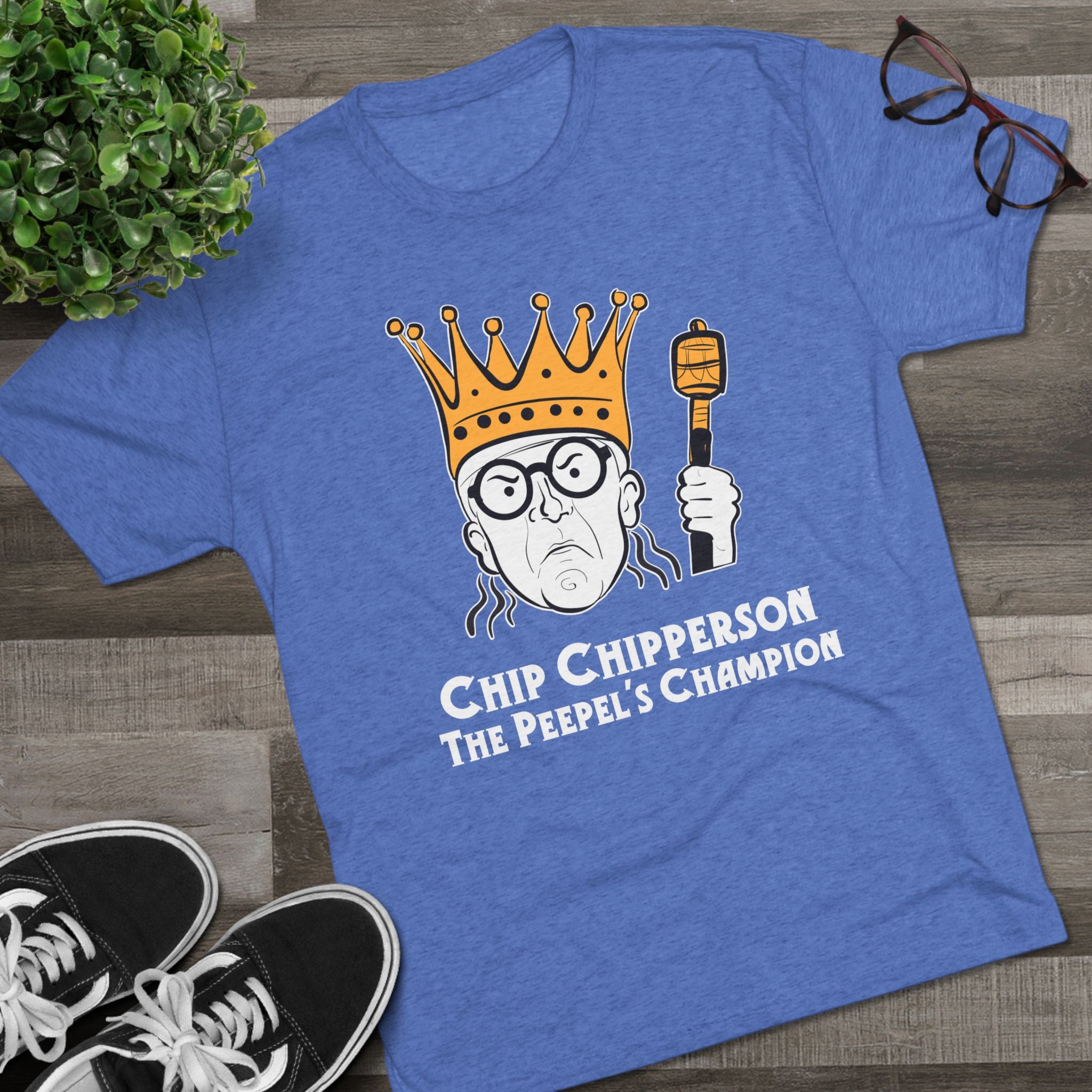 Chip Chipperson The Peepel's Champion Triblend Athletic Fit Shirt