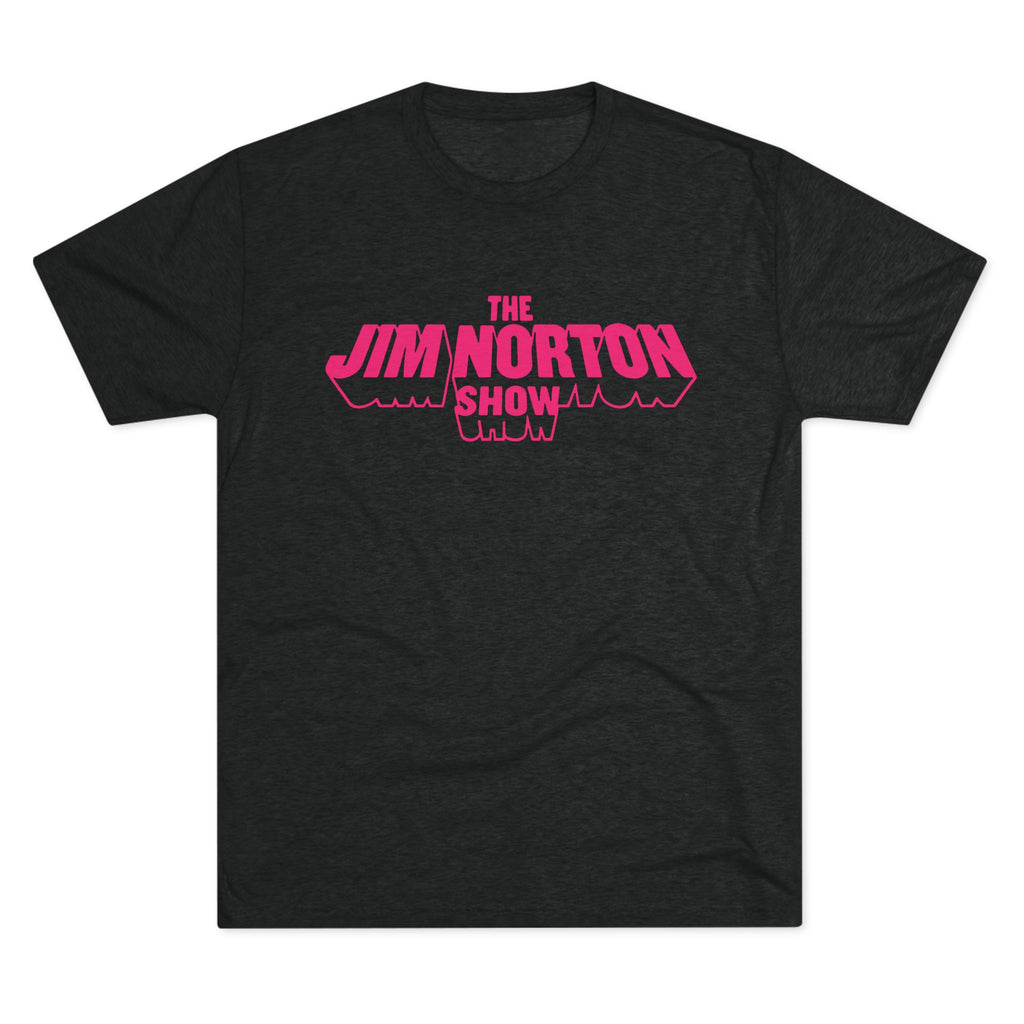 The Jim Norton Show Pink Logo Triblend Athletic Fit Shirt