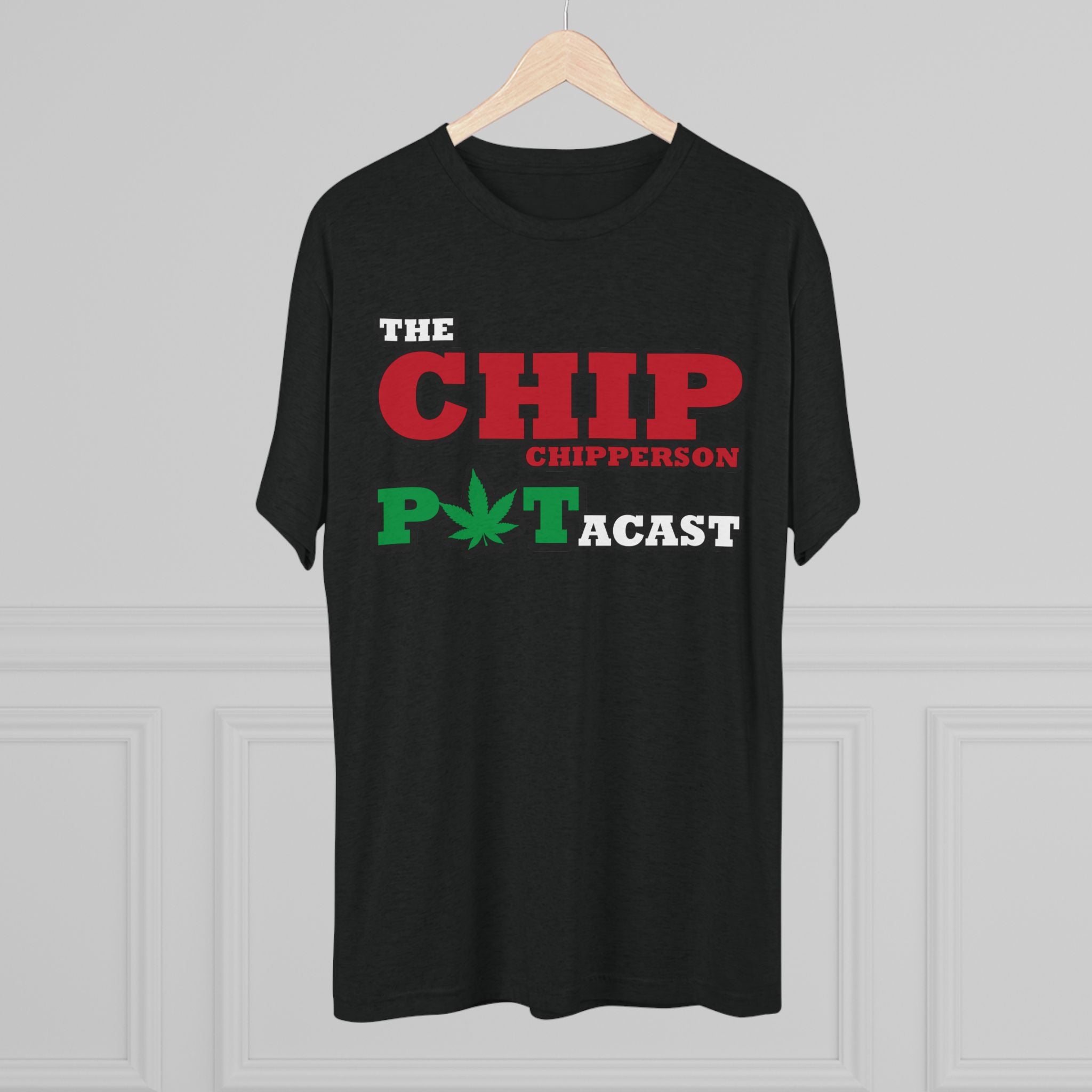 Chip Chipperson POTACAST Logo Triblend Athletic Fit Shirt