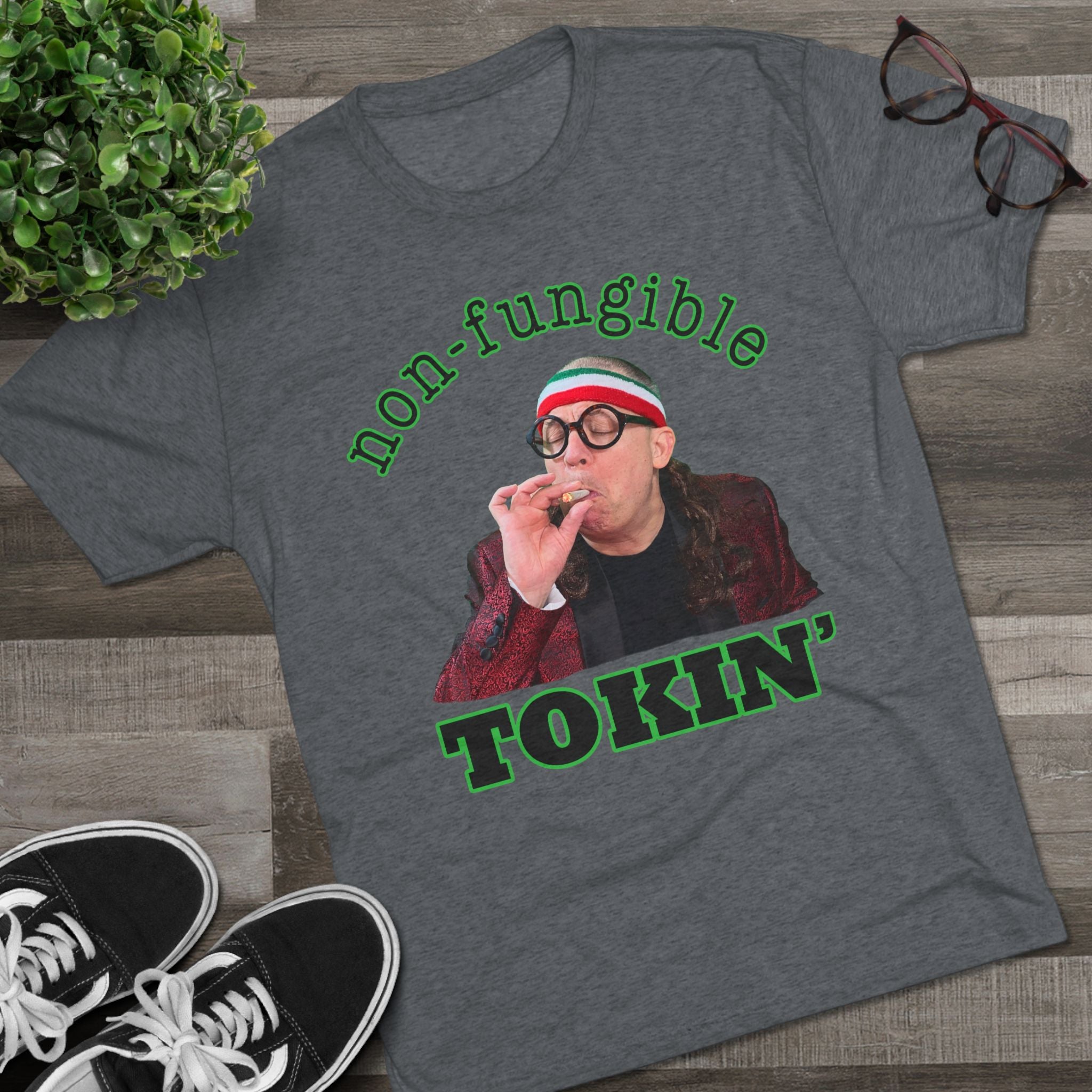 Non-Fungible Tokin' Chip Triblend Athletic Fit Shirt
