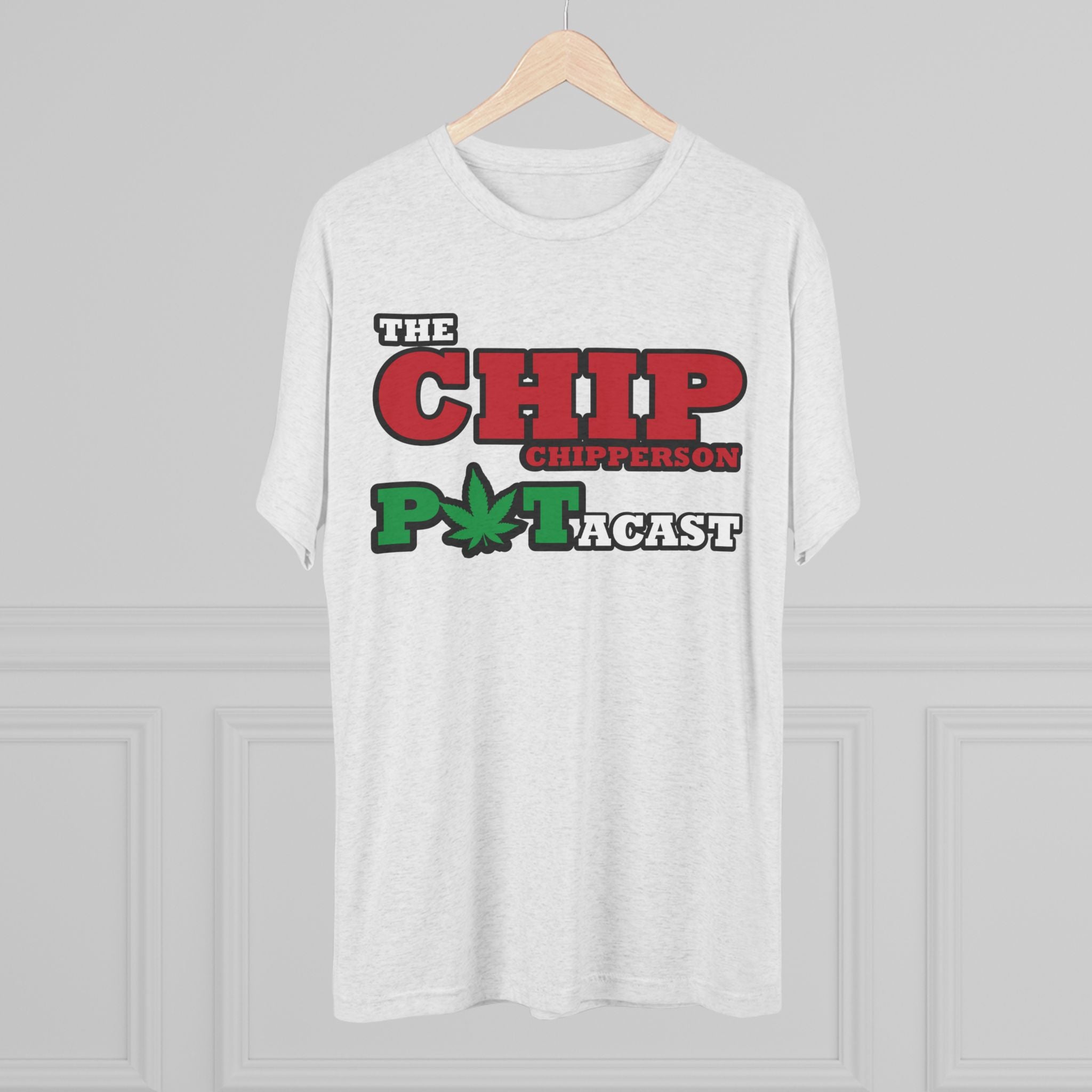 Chip Chipperson POTACAST Logo Triblend Athletic Fit Shirt