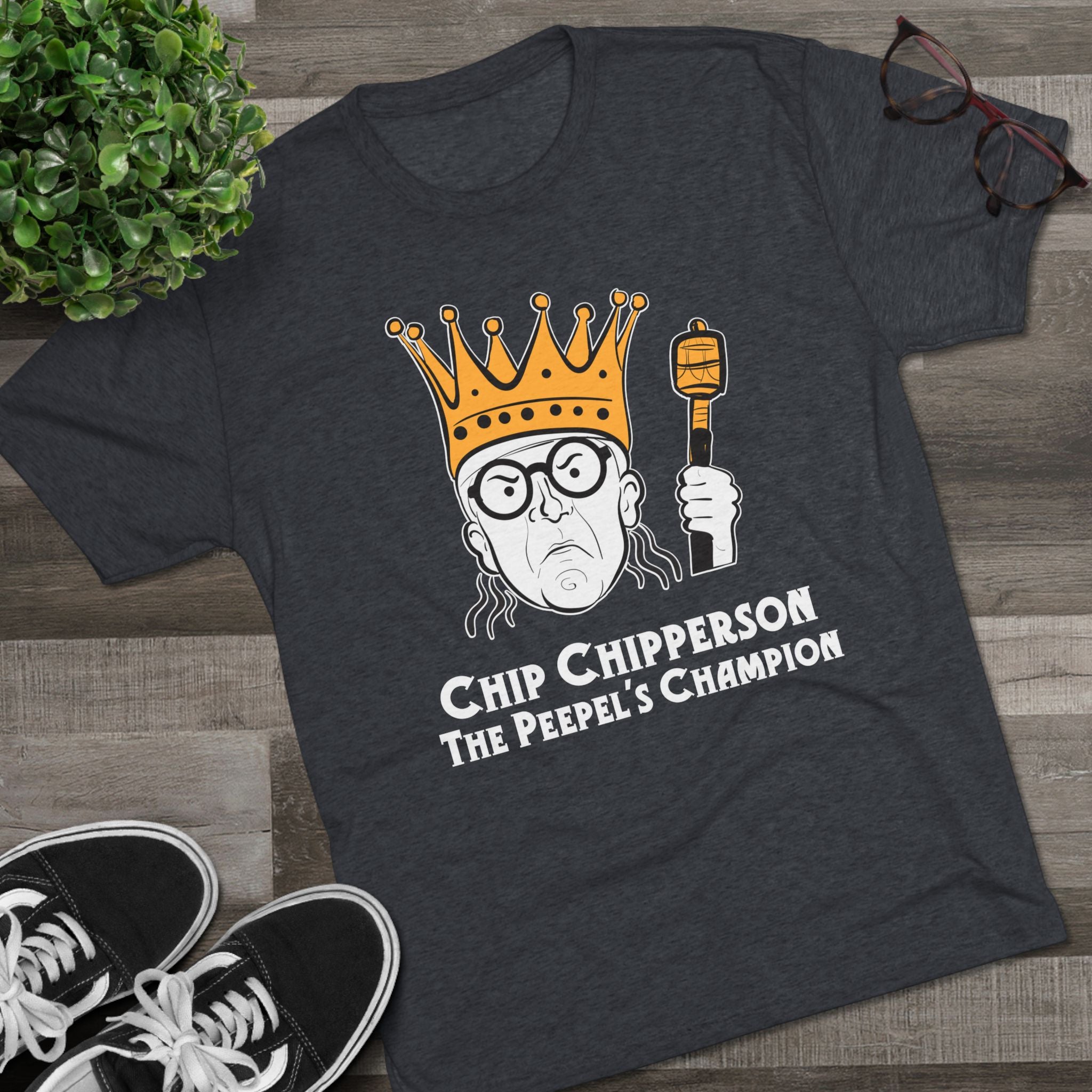 Chip Chipperson The Peepel's Champion Triblend Athletic Fit Shirt