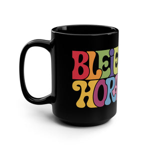 Nikki and Jim Bleiehora Black Mug