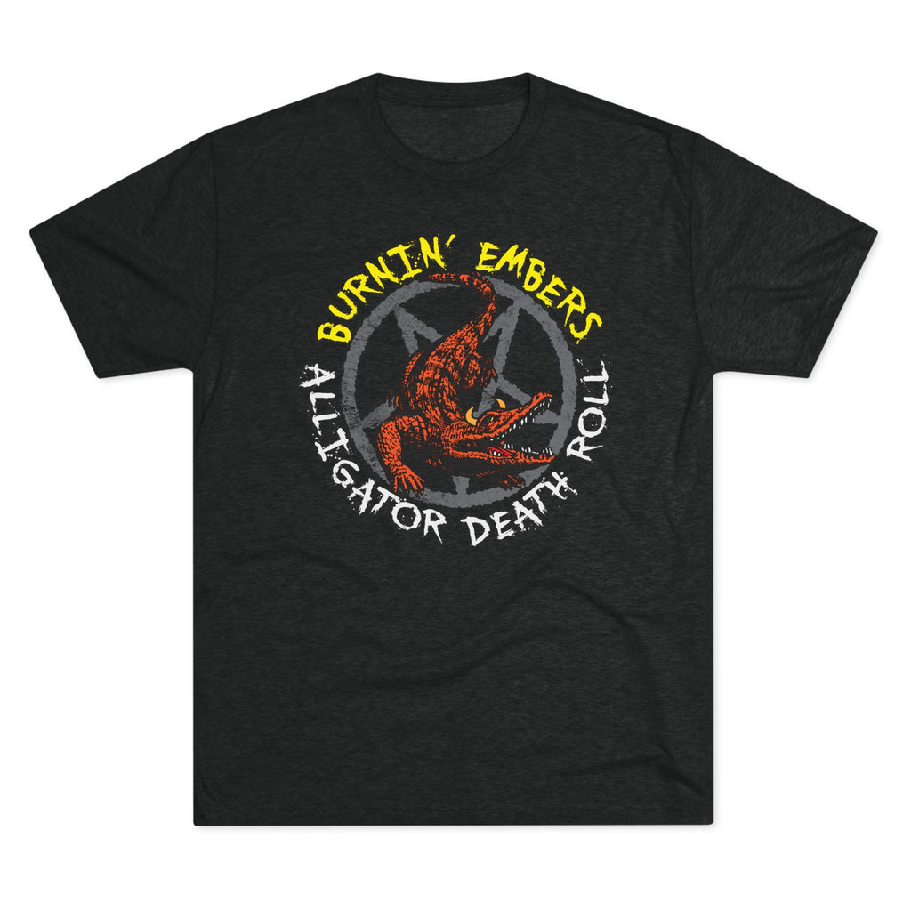 Burnin Embers Alligator Death Roll - Triblend Athletic Fit Shirt