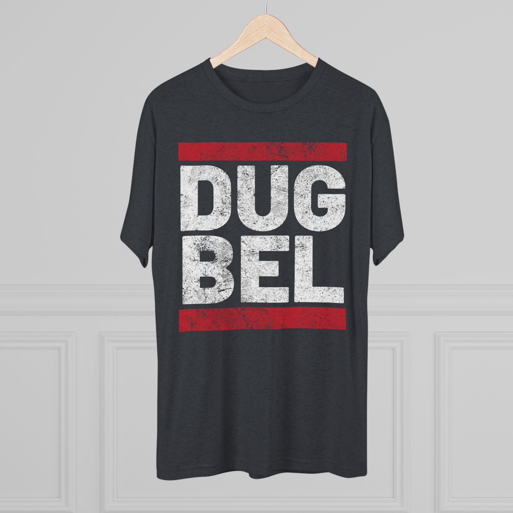 DUG BEL Triblend Distressed Athletic Fit Shirt