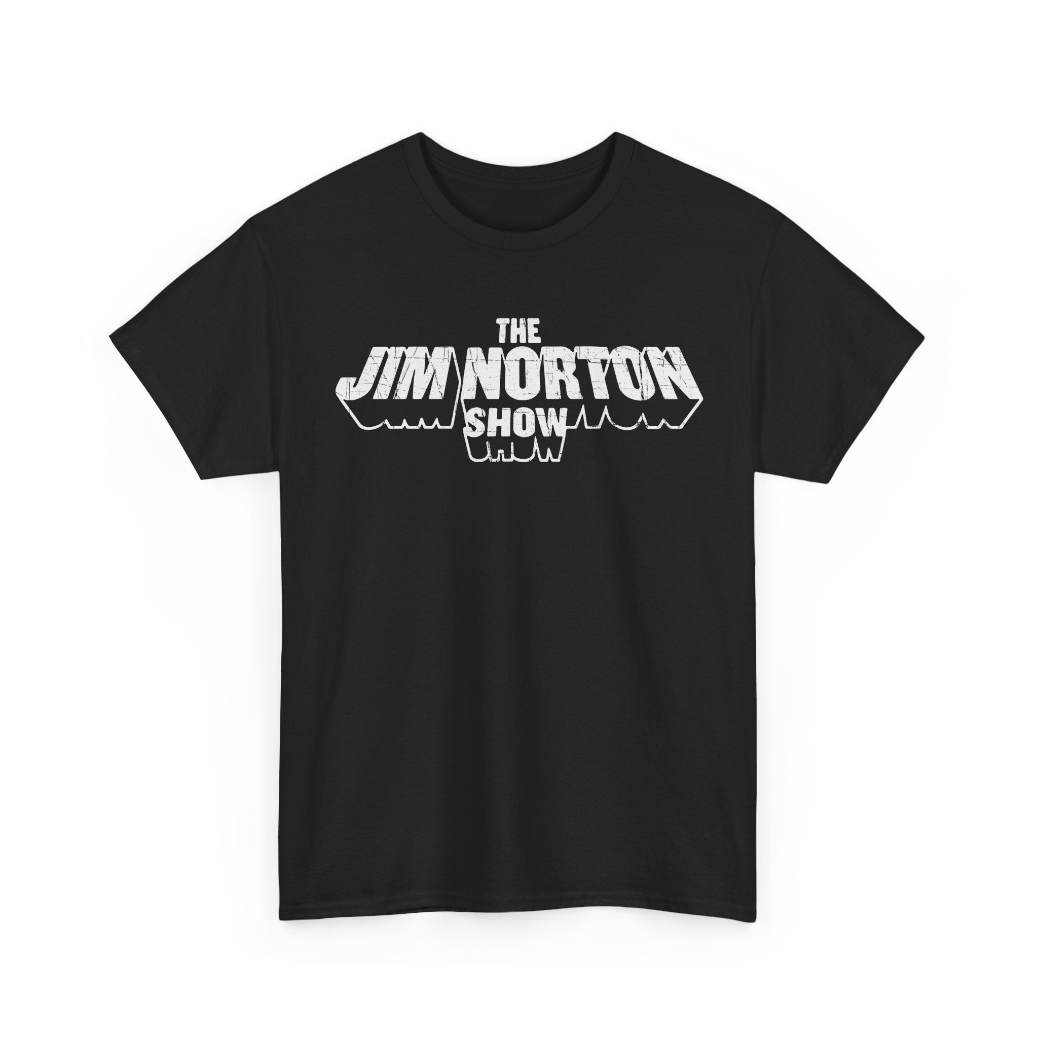 The Jim Norton Show Black White Logo Cotton Standard Fit Shirt