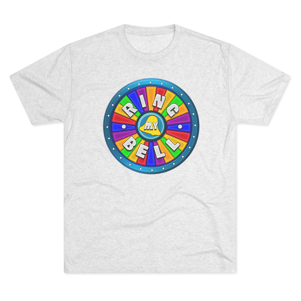 RING MY BELL LOGO Men's Tri-Blend Crew Tee