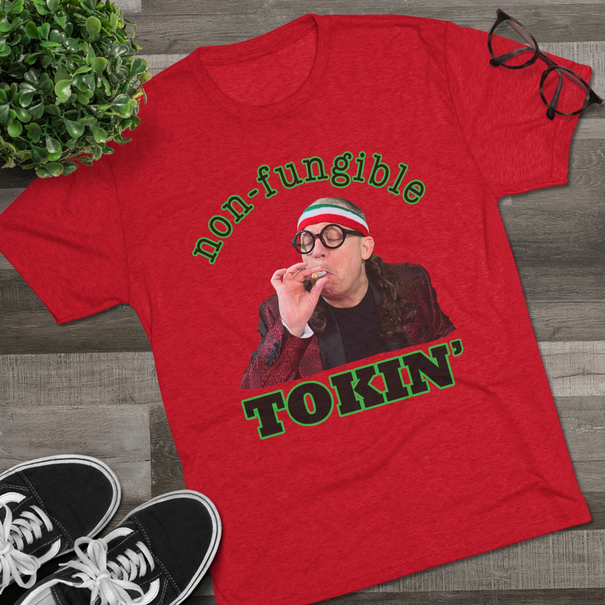 Non-Fungible Tokin' Chip Triblend Athletic Fit Shirt