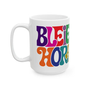 Swordfight Bleiehora Ceramic 15oz White Mug