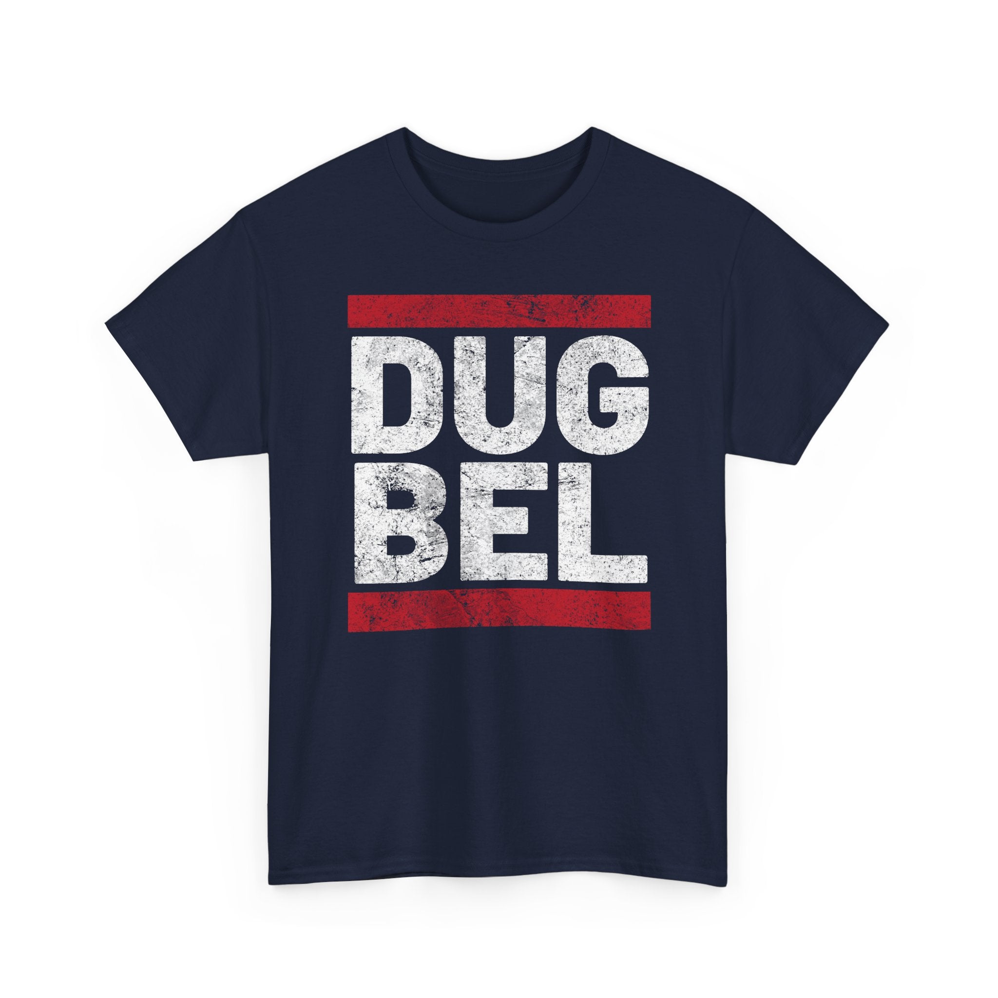 DUG BEL Distressed Standard Fit Cotton Shirt