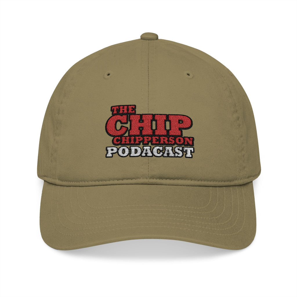 The Chip Chipperson Podacast Organic Baseball Cap (Embroidery)