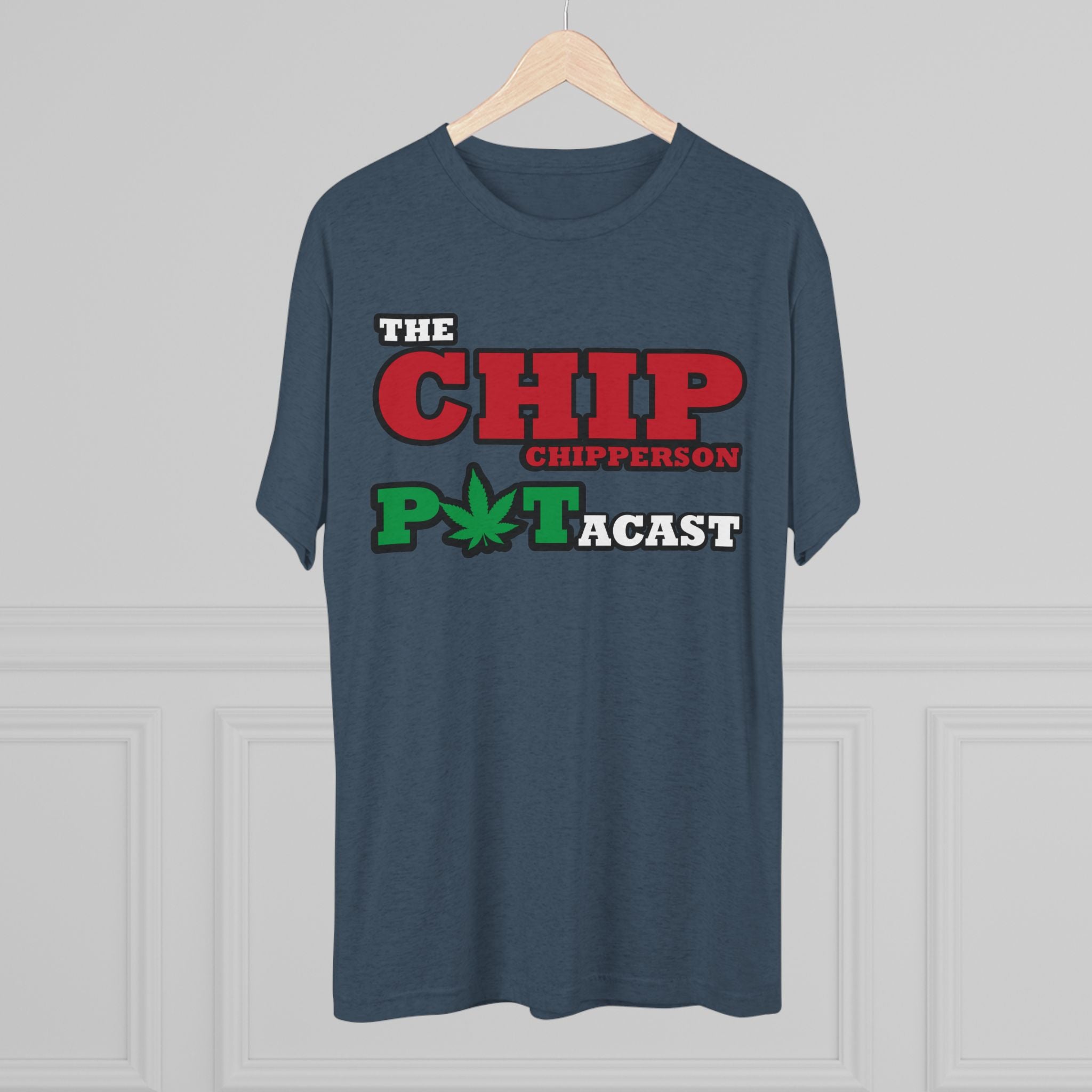 Chip Chipperson POTACAST Logo Triblend Athletic Fit Shirt