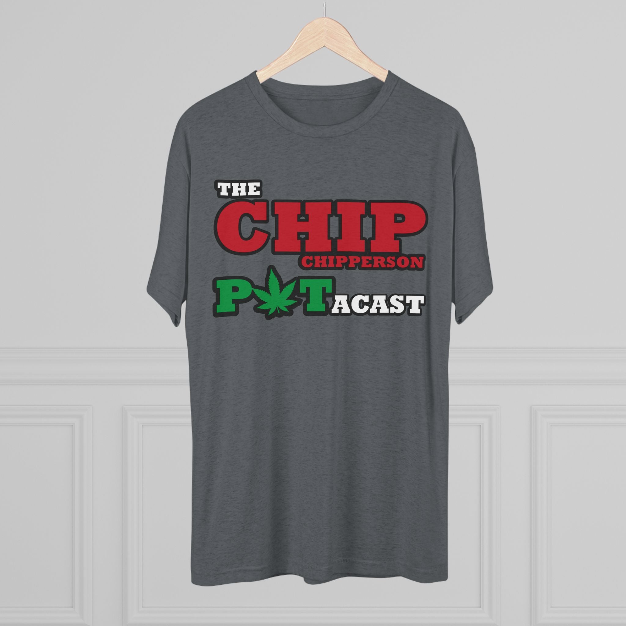 Chip Chipperson POTACAST Logo Triblend Athletic Fit Shirt