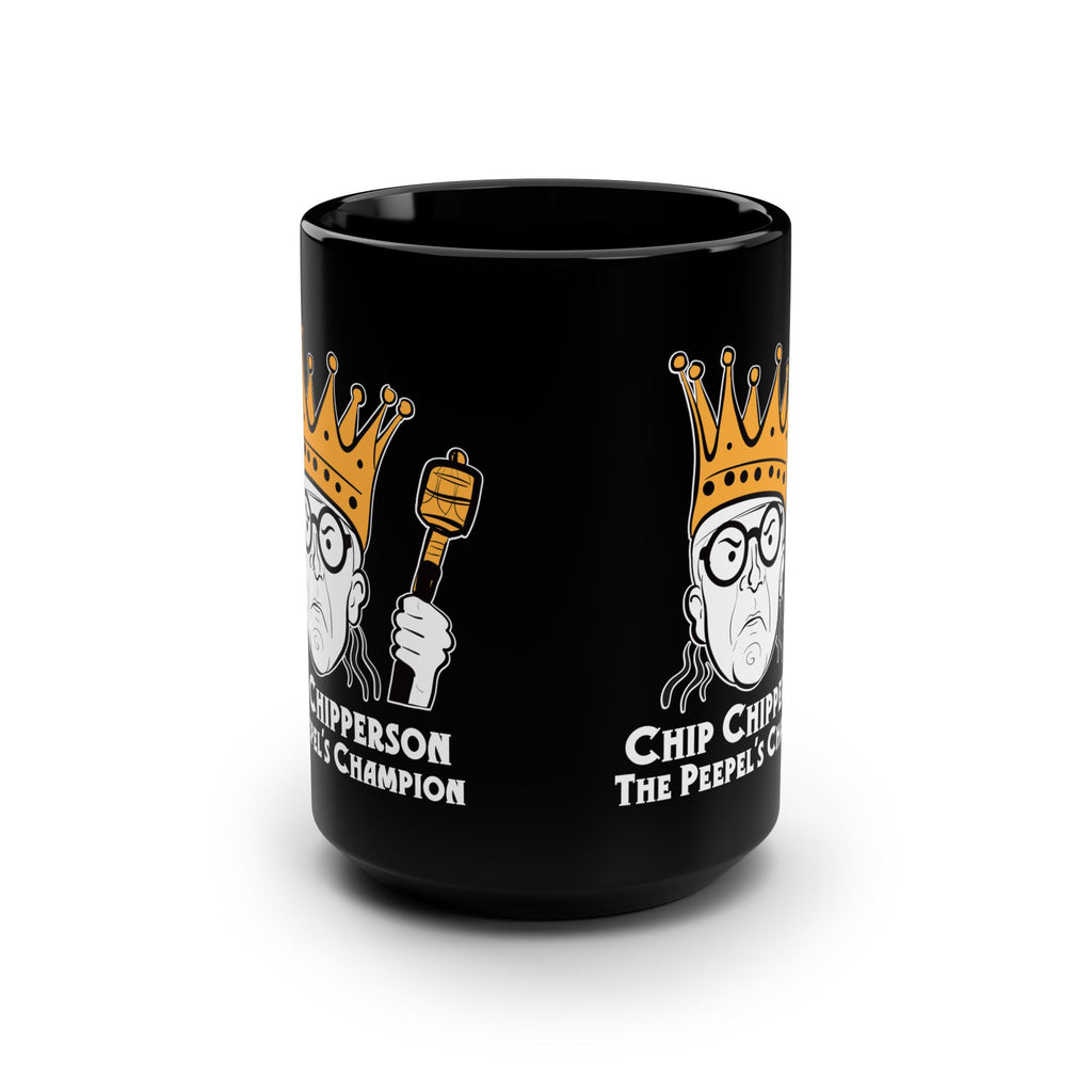 The Peepel's Champion 15 oz Black Mug