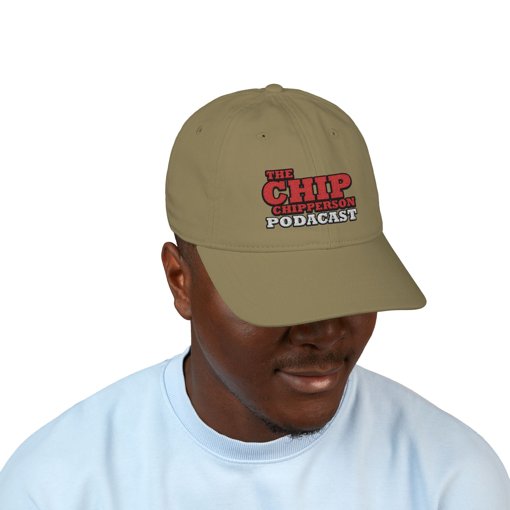The Chip Chipperson Podacast Organic Baseball Cap (Embroidery)