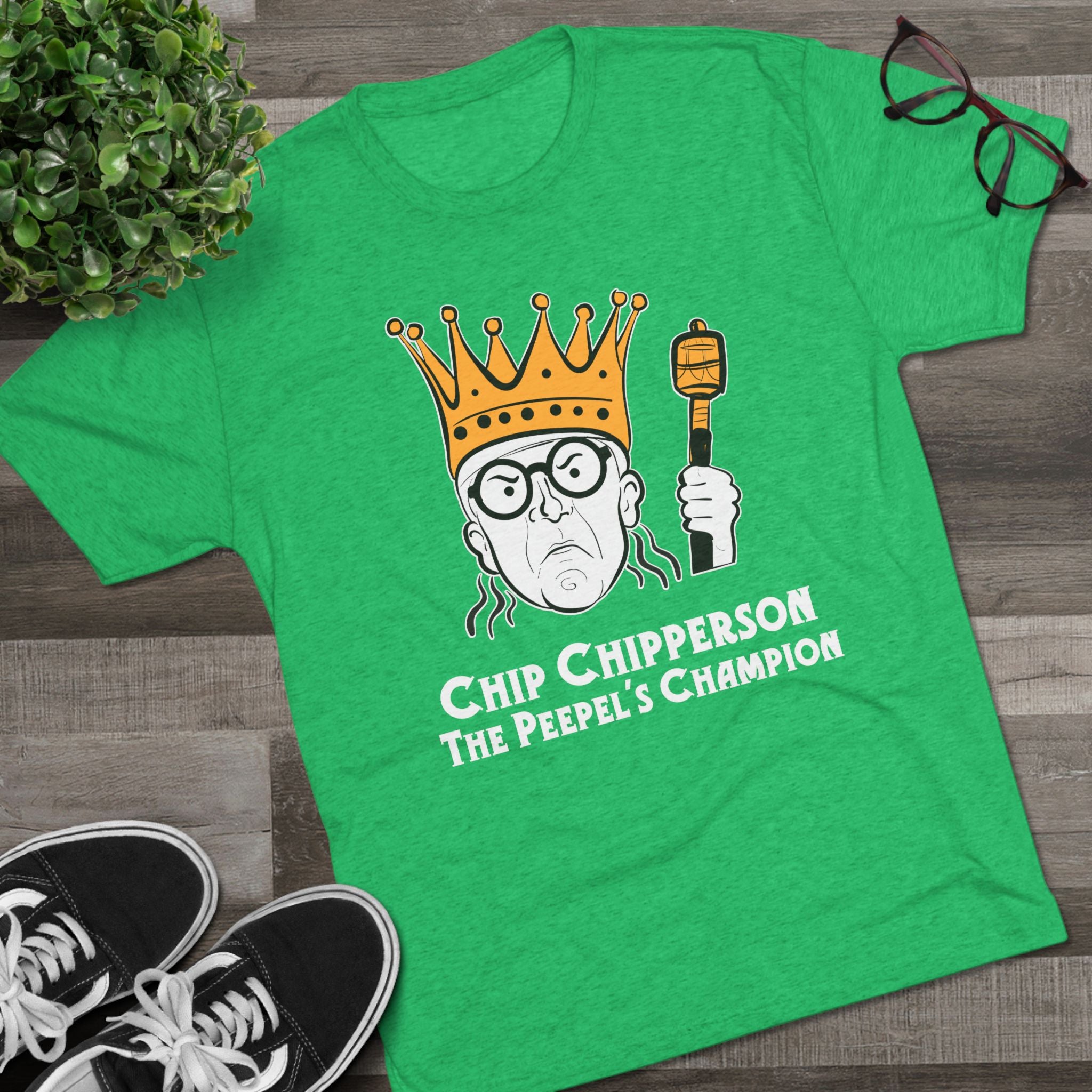 Chip Chipperson The Peepel's Champion Triblend Athletic Fit Shirt