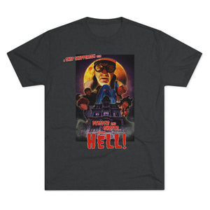 Demons and Ghosts from Hell Triblend Athletic Fit Shirt