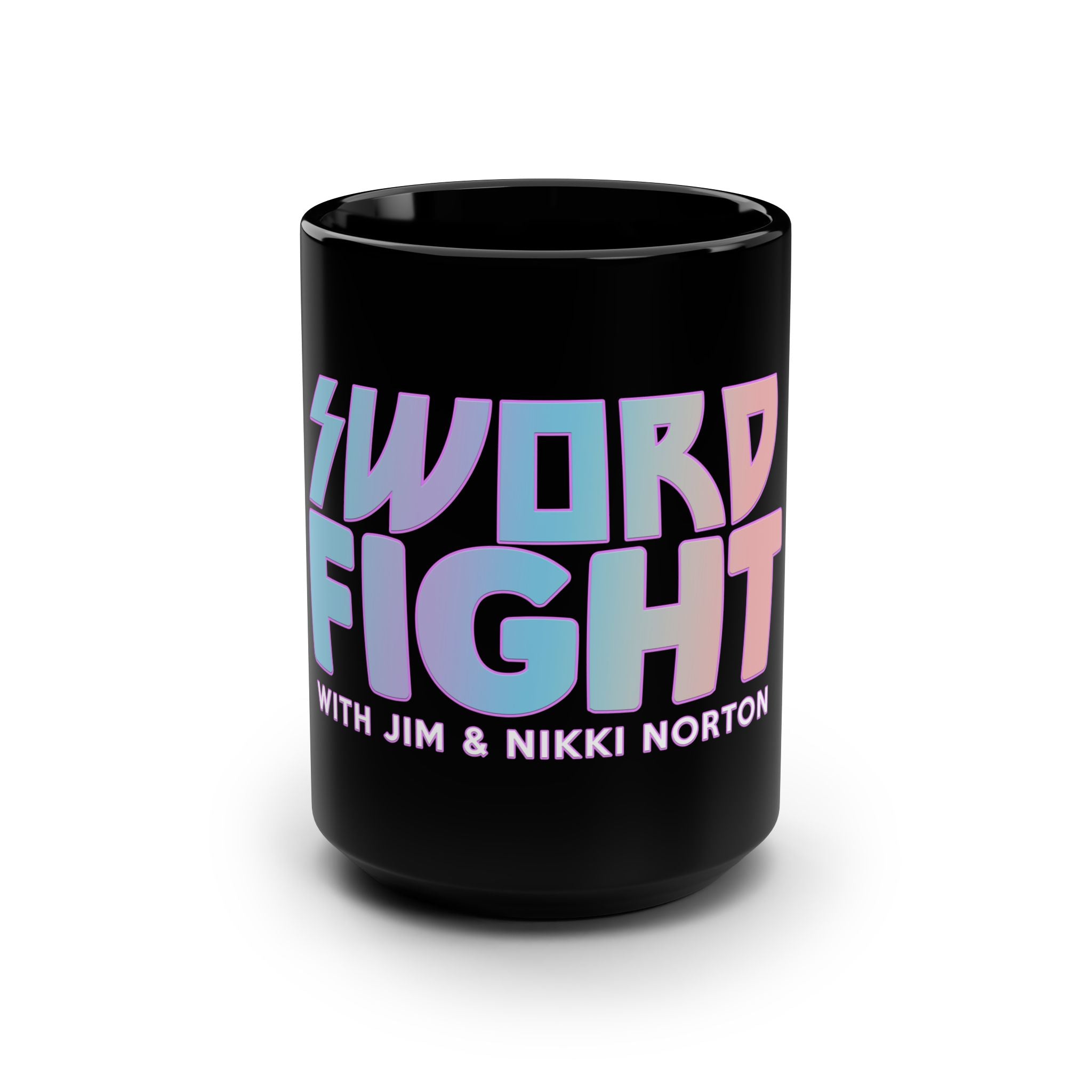 Sword Fight Color Edition Black Mug