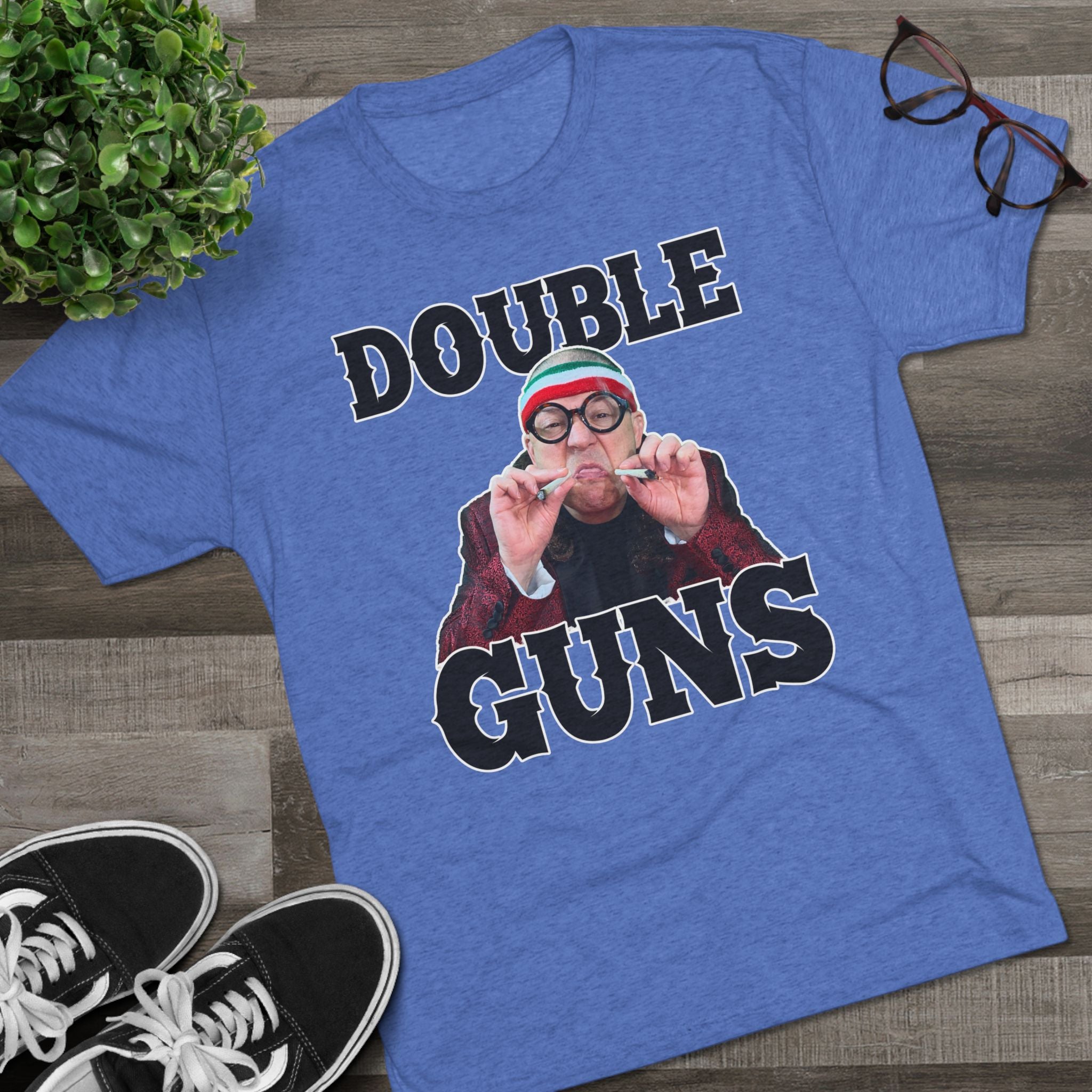 Double Guns Triblend Athletic Fit Shirt