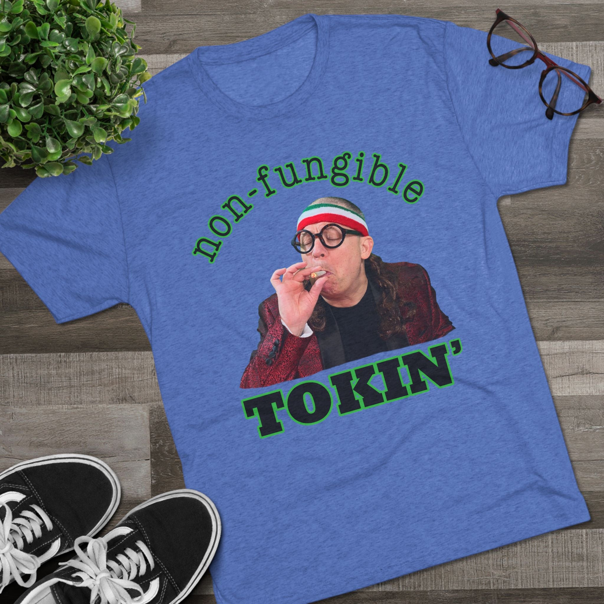 Non-Fungible Tokin' Chip Triblend Athletic Fit Shirt