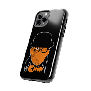 CHIP ORANGE BLACK DISTRESSED Tough Phone Cases