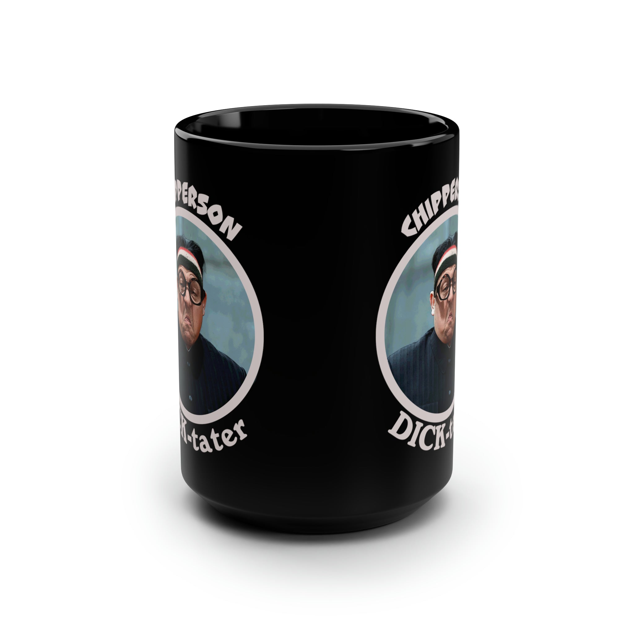 Black Pot-stirrer Mug 15oz 