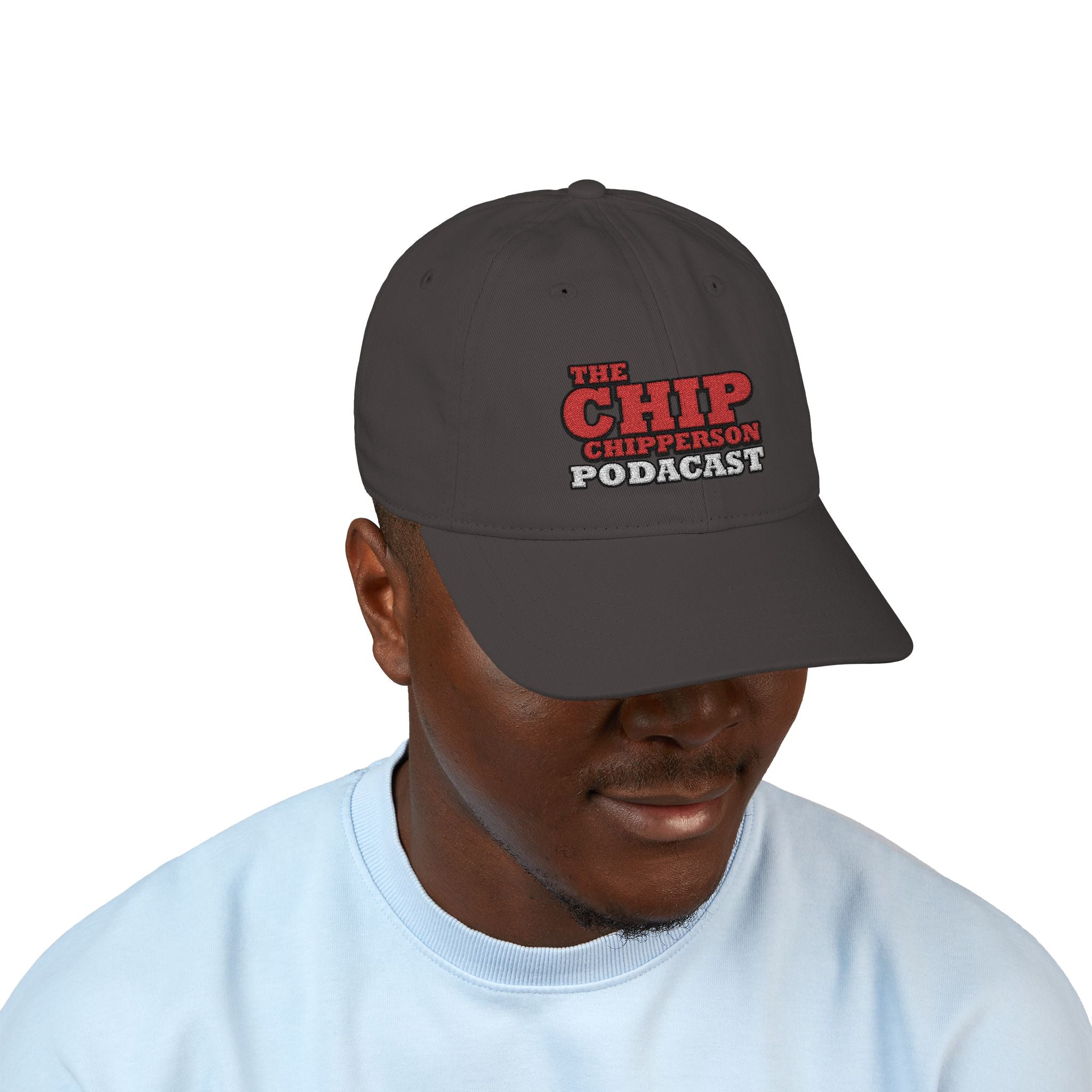 The Chip Chipperson Podacast Organic Baseball Cap (Embroidery)