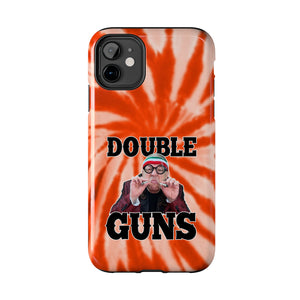 DOUBLE GUNS TIE-DYE Tough Phone Cases