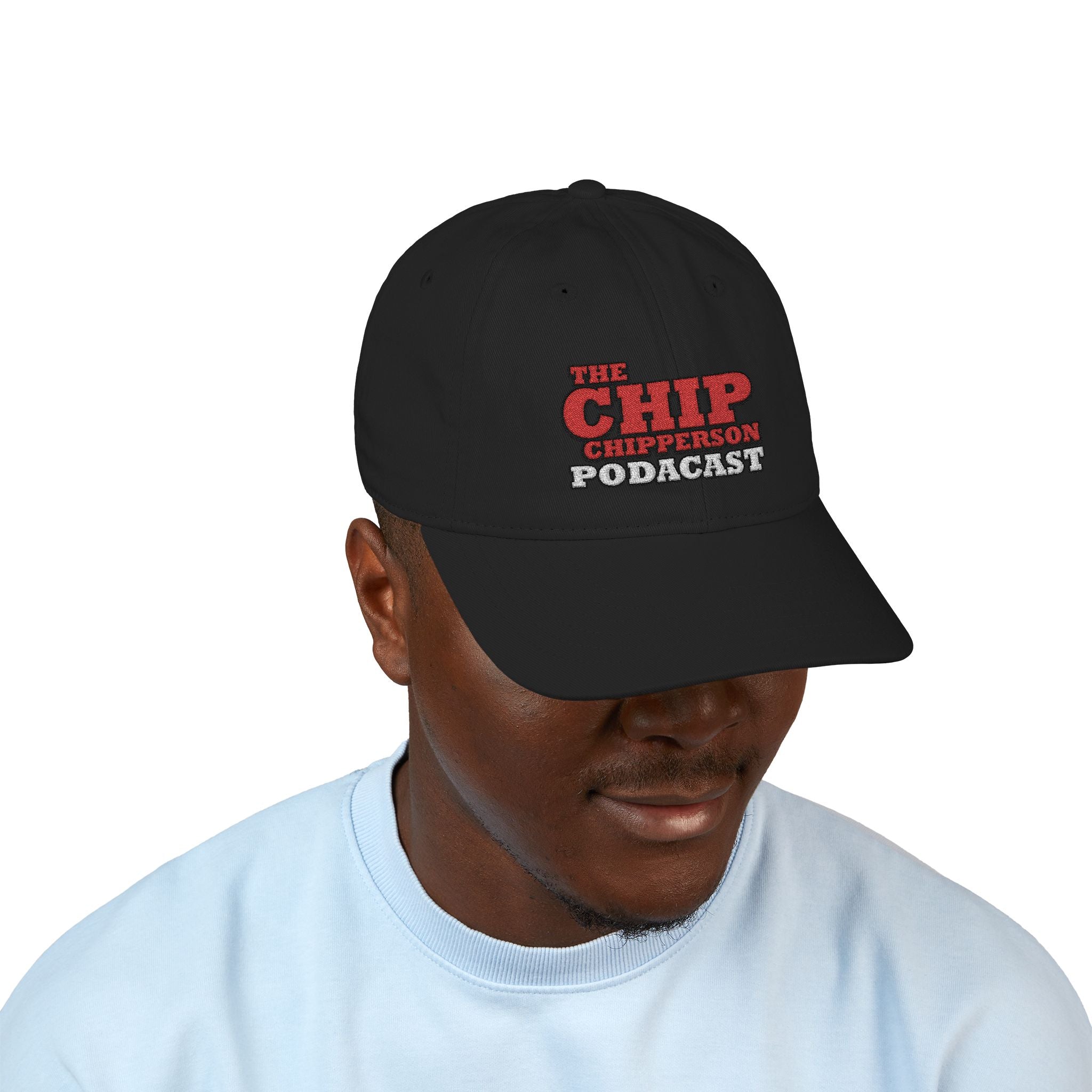The Chip Chipperson Podacast Organic Baseball Cap (Embroidery)