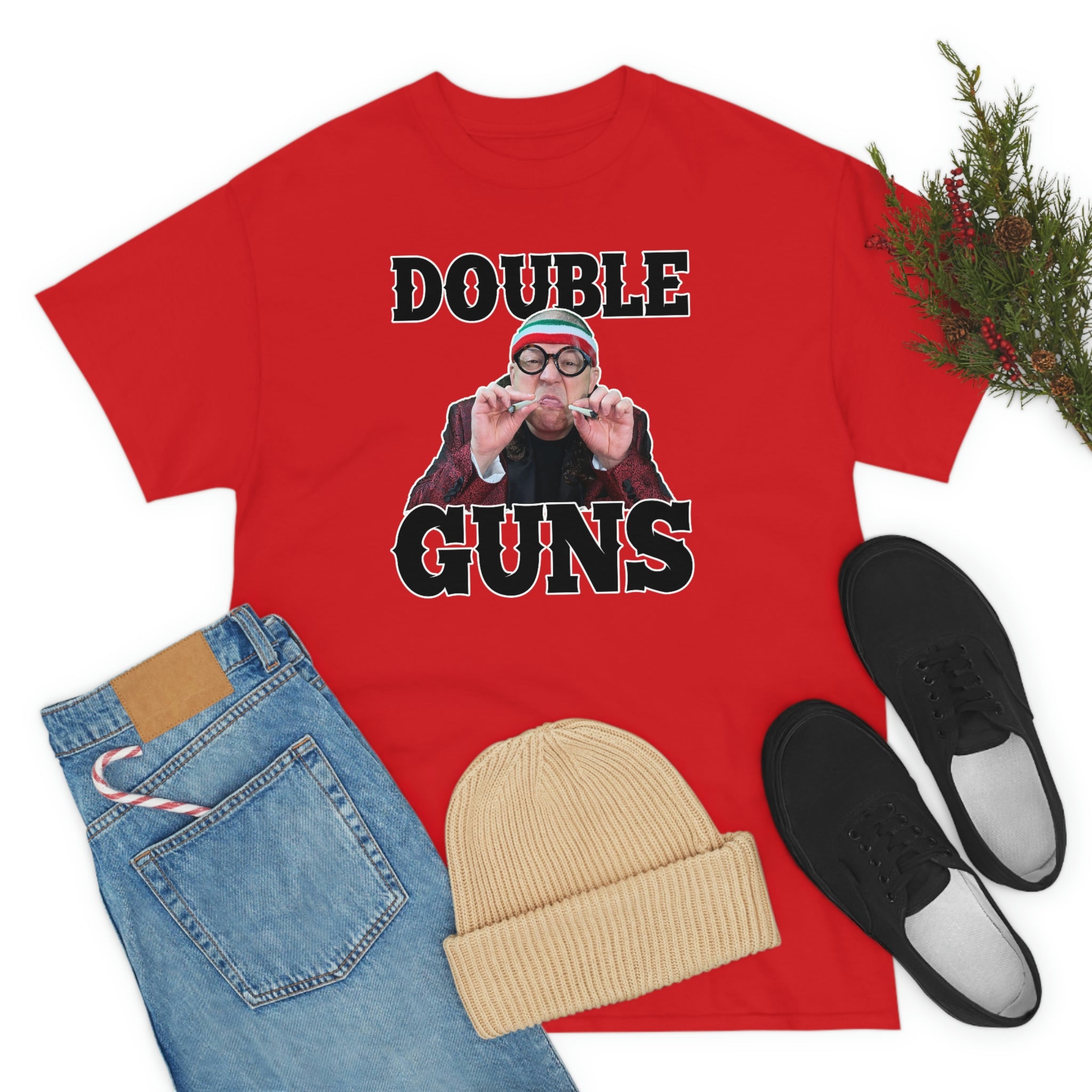 Double Guns! Cotton Standard Fit Shirt