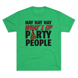 Hay Party People Triblend Athletic Fit Shirt