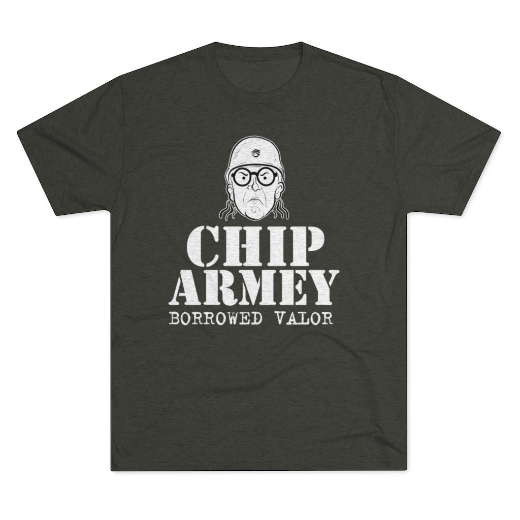 Chip Armey Borrowed Valor Men's Tri-Blend Athletic Fit Shirt