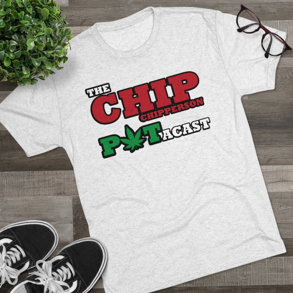 Chip Chipperson POTACAST Logo Triblend Athletic Fit Shirt