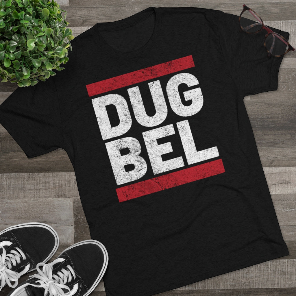 DUG BEL Triblend Distressed Athletic Fit Shirt
