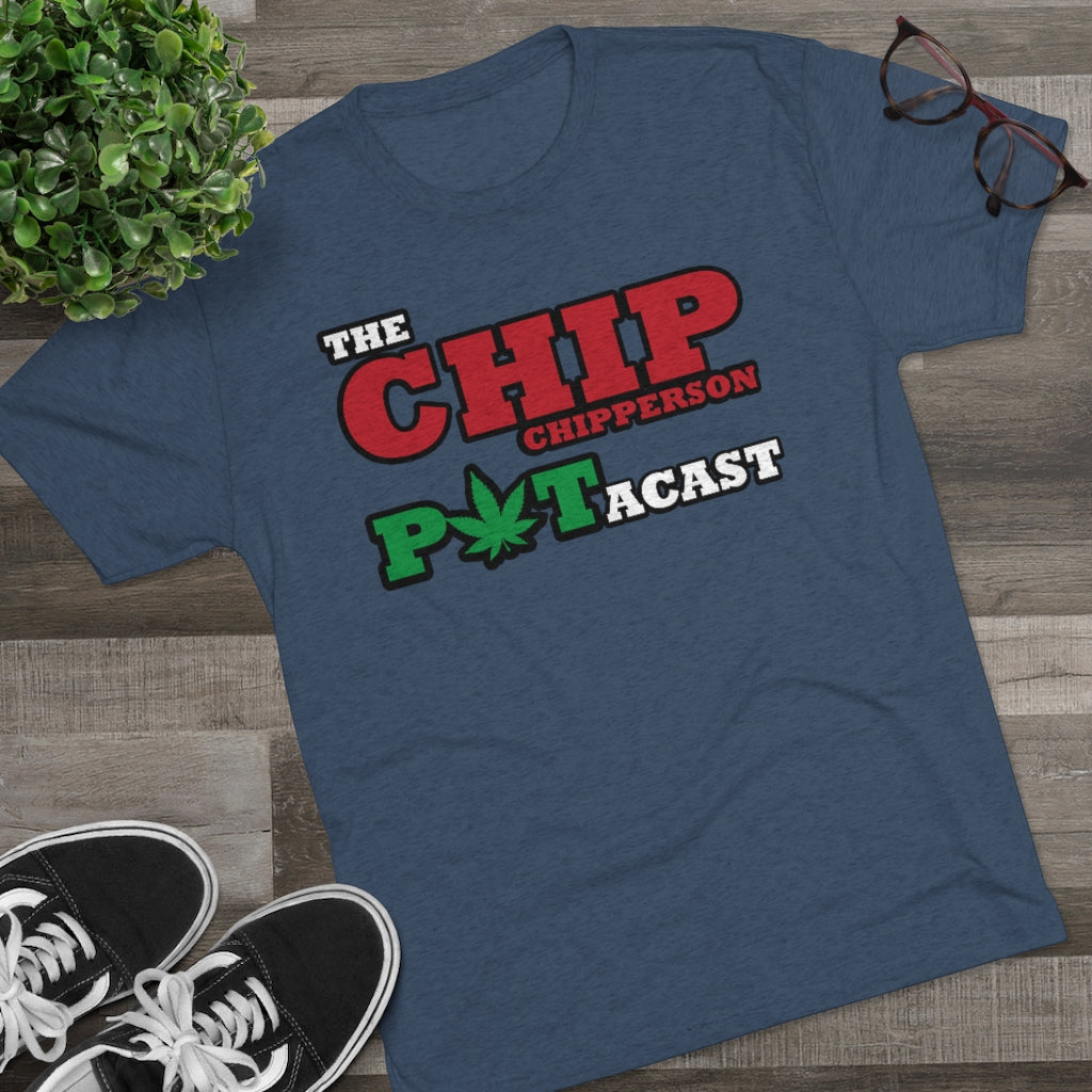 Chip Chipperson POTACAST Logo Triblend Athletic Fit Shirt