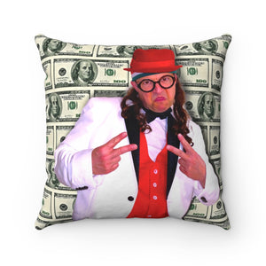 Chip Chipperson Podacast Money Polyester Square Pillow