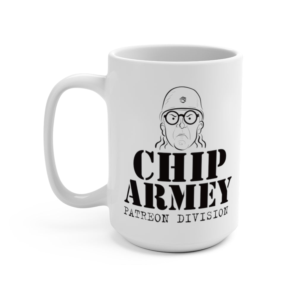 Chip Armey Patreon Division 15oz White Mug