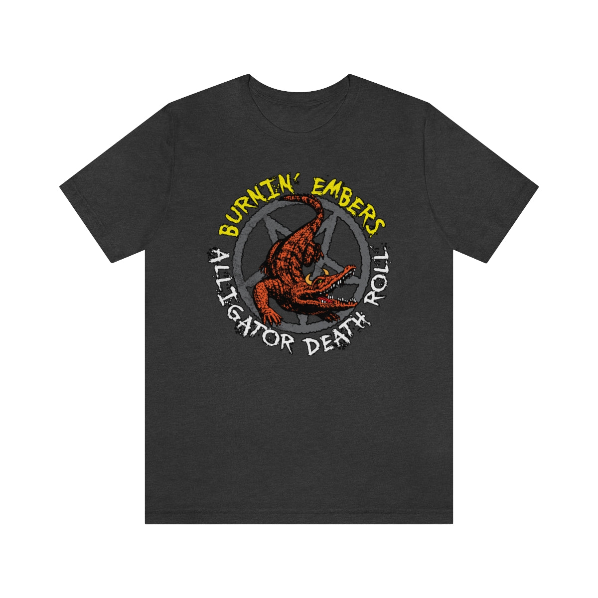 Burnin Embers Alligator Death Roll - Unisex Jersey Short Sleeve Tee