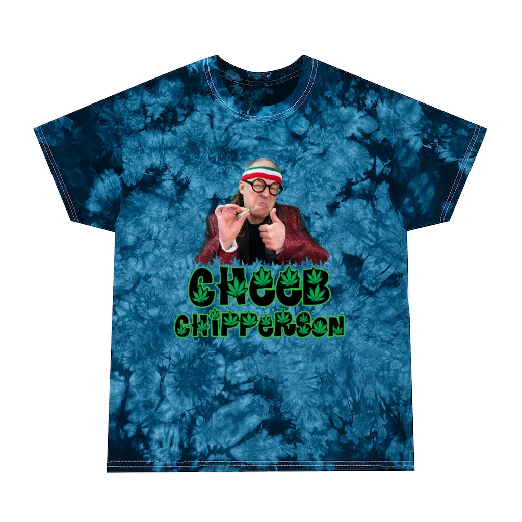 Cheeb Chipperson Tie-Dye Tee, Crystal