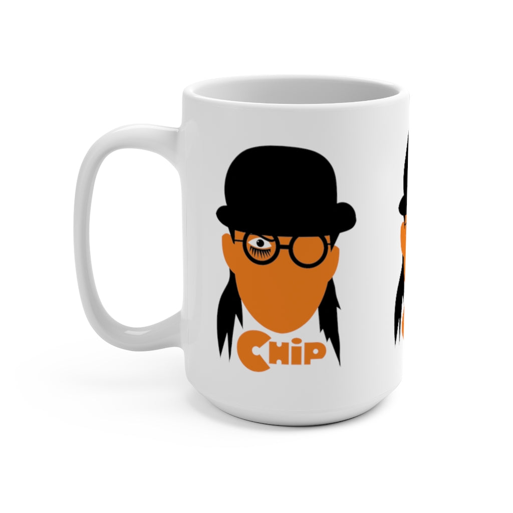 Chip Orange White 15oz Mug