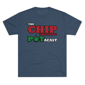 Chip Chipperson POTACAST Logo Triblend Athletic Fit Shirt