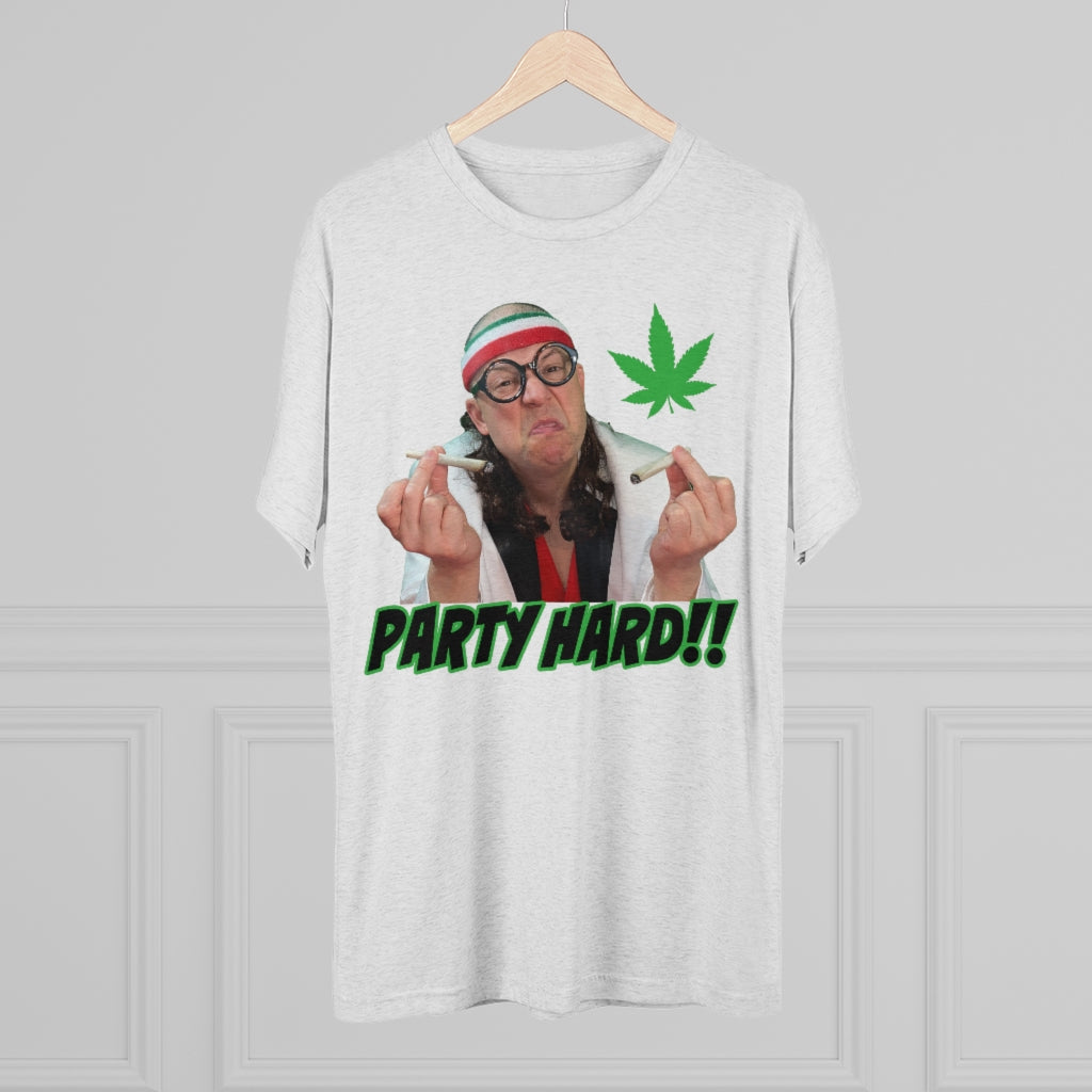 Party Hard! Triblend Athletic Fit Shirt