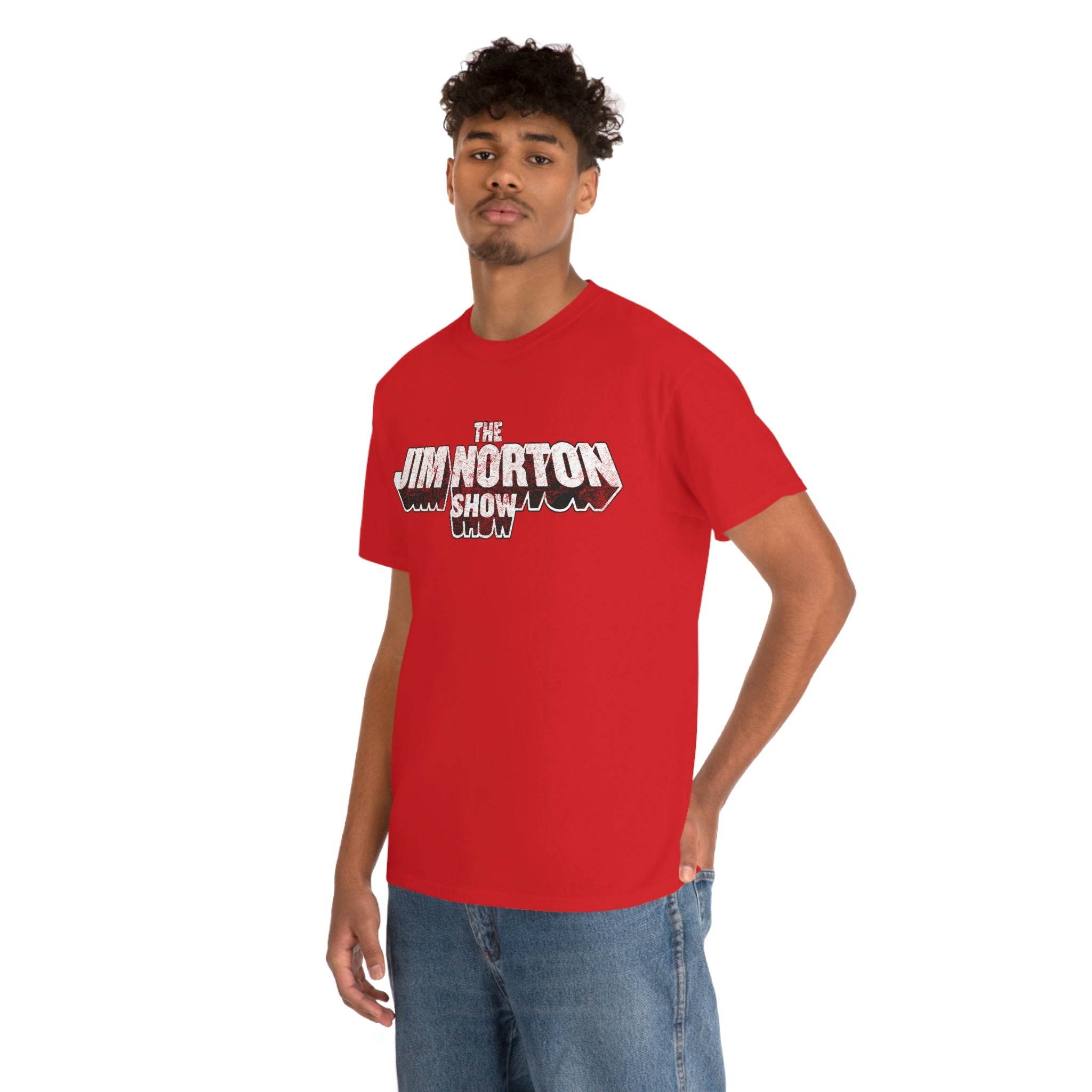 The Jim Norton Show Black White Logo Cotton Standard Fit Shirt
