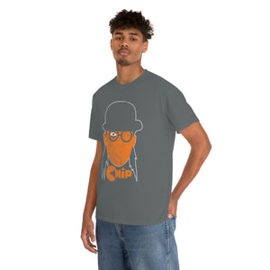Chip Orange Distressed Standard Fit Dark Edition Cotton Shirt