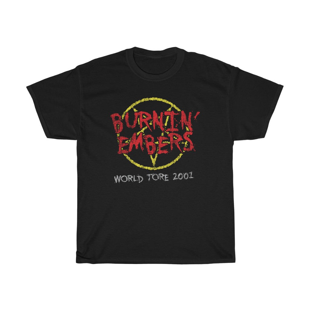 Burnin Embers world tour 2001 Standard Fit Cotton Shirt DOUBLE SIDED
