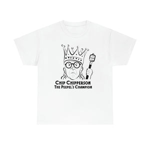 Chip Chipperson The Peepel's Champion Standard Fit Black Design Cotton Shirt
